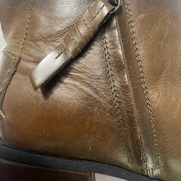 Franco Sarto Men's Tan Leather Boots - Picture 7 of 8